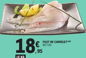 E.Leclerc FILET DE CARRELET offre