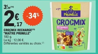 E.Leclerc CROCMIX RECHARGE MAÎTRE PRUNILLE offre