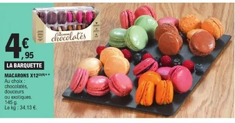 E.Leclerc MACARONS X12 offre