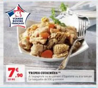 Super U Tripes Cuisinees offre