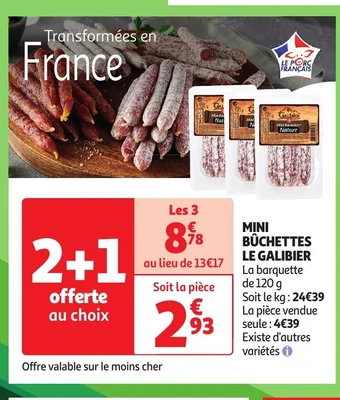 Auchan MINI BÛCHETTES offre