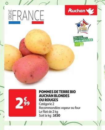 Auchan POMMES DE TERRE offre