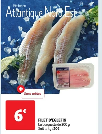 Auchan FILET D'EGLEFIN offre