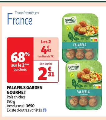 Auchan FALAFELS GARDEN GOURMET offre