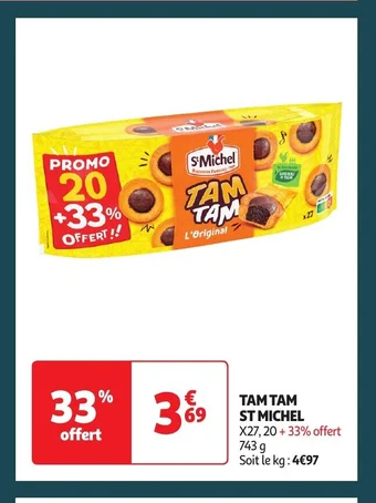 Auchan TAM TAM ST MICHEL offre