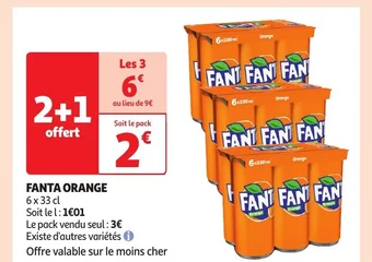 Auchan FANTA ORANGE offre