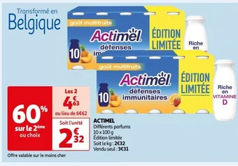 Auchan Actimel offre