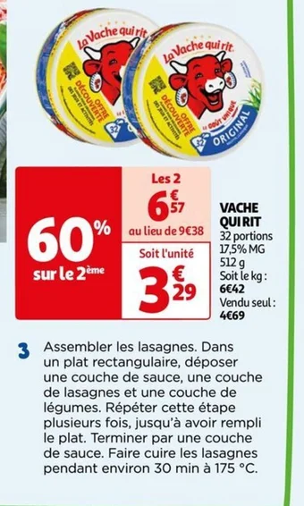 Auchan VACHE QUI RIT offre