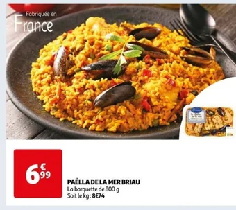 Auchan PAËLLA DE LA MER BRIAU offre