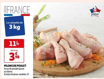 Auchan PILONS DE POULET offre