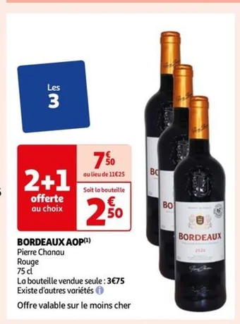 Auchan BORDEAUX AOP(¹) offre