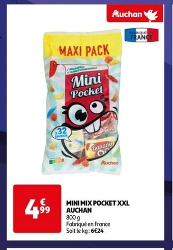 Auchan MINI MIX POCKET XXL AUCHAN offre