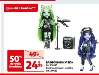 Auchan RAINBOW HIGH VISION offre