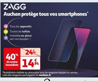 Auchan protège tous vos smartphones*