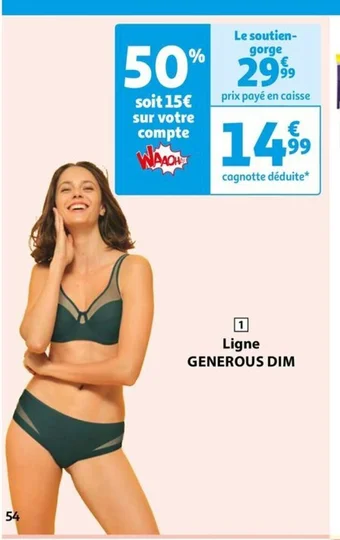 Auchan Ligne GENEROUS DIM offre
