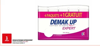 Auchan DEMAK UP DISQUE COTON EXPERT offre