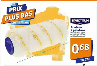 Action Rouleau à Peinture Spectrum offre