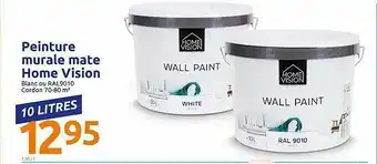 Action Peinture Murale Mate Home Vision offre