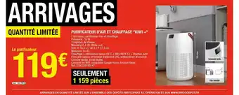 Brico Dépôt Purificateur D'air Et Chauffage offre