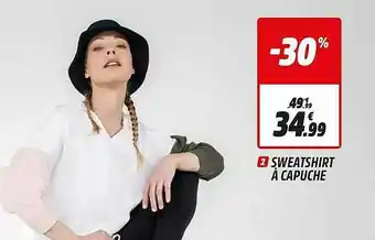 Sweatshirt à Capuche