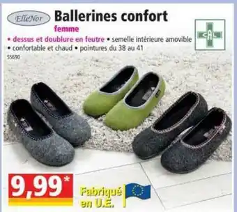 Norma Ballerines Confort Femme Ellenor offre
