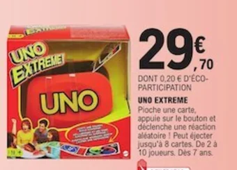 E.Leclerc UNO EXTREME offre