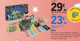 E.Leclerc HOTEL offre