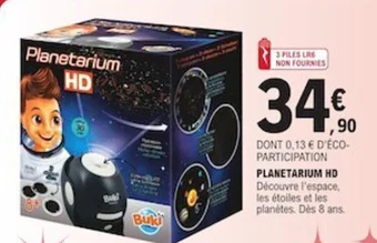 E.Leclerc PLANETARIUM HD offre