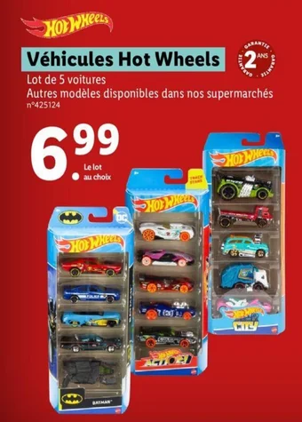 Lidl Véhicules Hot Wheels offre