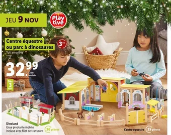 Lidl Centre équestre ou parc à dinosaures offre