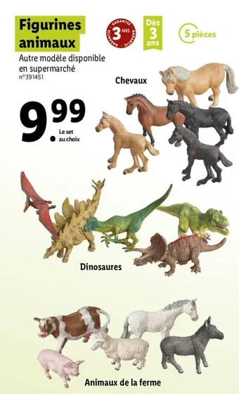 Lidl Figurines animaux offre