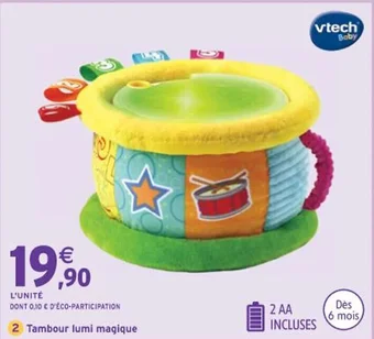 Intermarché Tambour lumi magique offre
