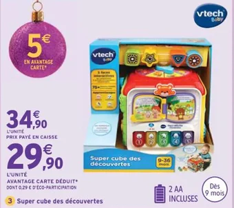Intermarché Super cube des découvertes offre