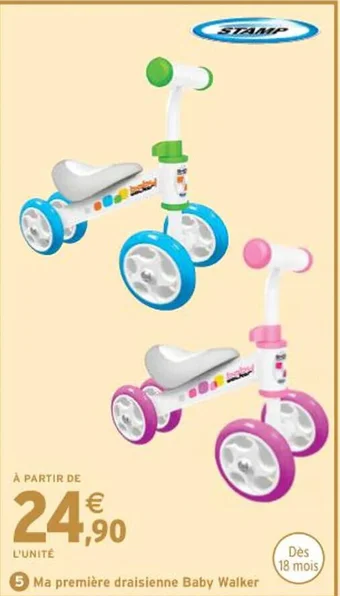 Intermarché Ma première draisienne Baby Walker offre