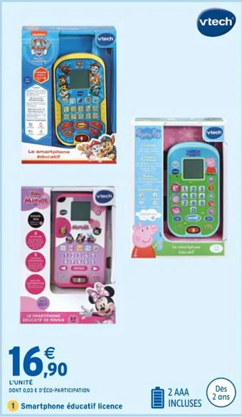 Intermarché Smartphone éducatif licence offre