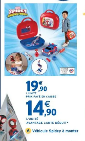 Intermarché Véhicule Spidey à monter offre