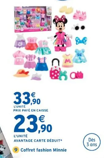 Intermarché Coffret fashion Minnie offre