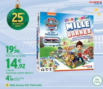 Intermarché Mille bornes Pat' Patrouille offre