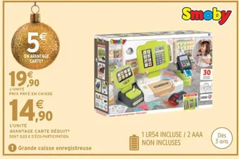 Intermarché Grande caisse enregistreuse offre