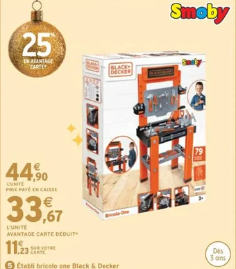 Établi bricolo one Black & Decker