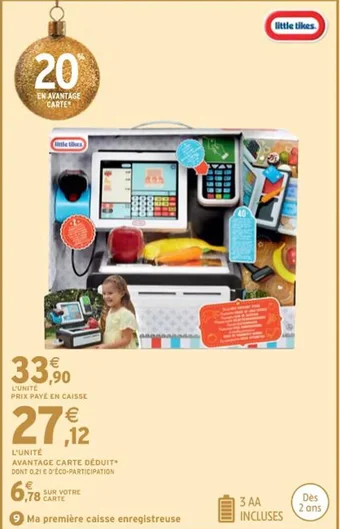 Intermarché Ma première caisse enregistreuse offre
