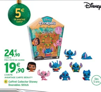 Intermarché Coffret Collector Disney Doorables Stitch offre