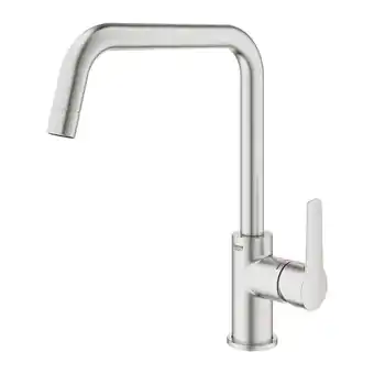 Brico Cash Grohe start mitigeur monocommande pour évier, bec mobile en u chrome (30470dc0) offre