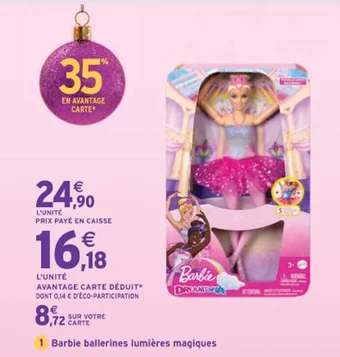 Barbie ballerines lumières magiques
