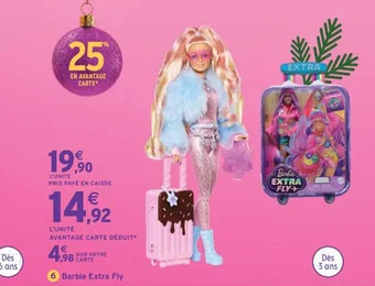 Intermarché Barbie Extra Fly offre