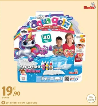 Intermarché Set créatif deluxe Aqua Gelz offre