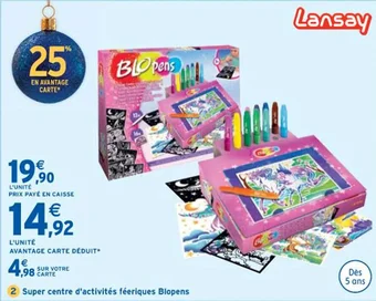 Intermarché Super centre d'activités féeriques Blopens offre