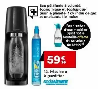 BUT Machine à gazéifier offre