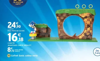 Intermarché Coffret Sonic colline verte offre
