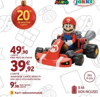 Intermarché Kart radiocommandé offre